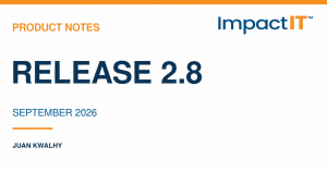 Protected: Impact IT Release 2.8 – New Ways to Share and Strengthen IT’s Impact 